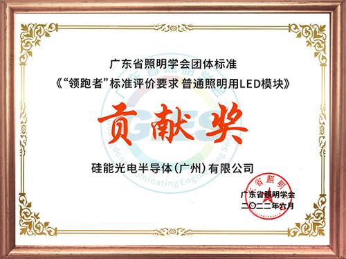 广东省照明学会团体标准“领跑者”标准